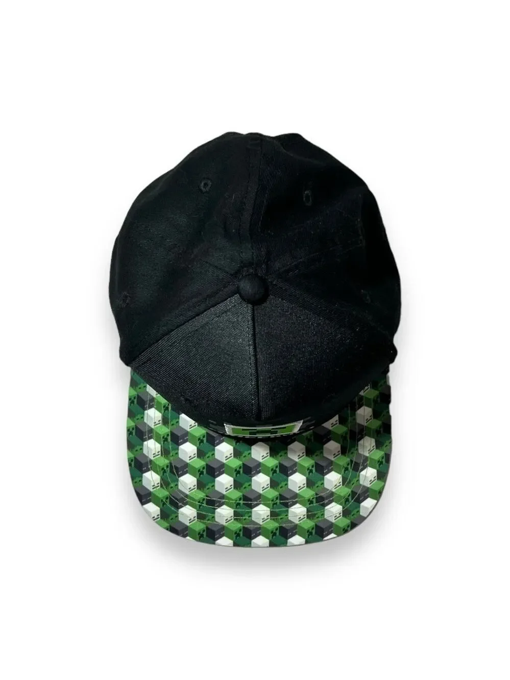 Minecraft Kid’s SnapBack Creeper Face Hat Size OSFM